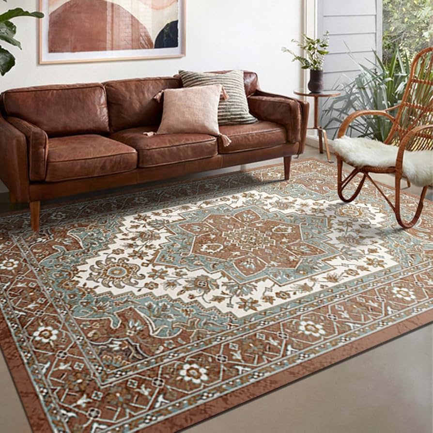 Amazon｜[NHYGDY] ペルシャ柄 ラグ 180*280cm ラグマット 小さめ